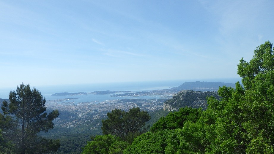 Point de vue depuis le Sommet du Mont Caume