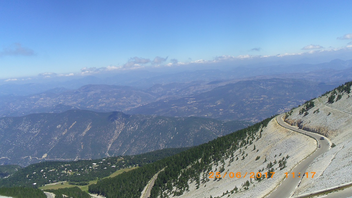 Point de vue depuis le Ventoux