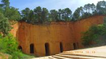 Des mines de gargas au village de roussillon 400