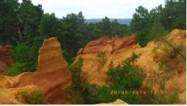 Des mines de gargas au village de roussillon 710