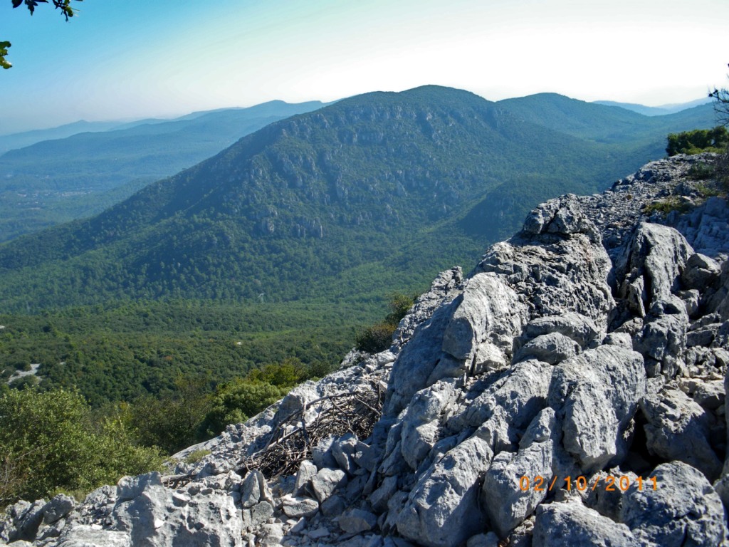 Point de vue sur le massif de Siou Blanc